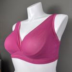 Cosabella  Soire Confidence Curvy Bralette Size Large Pink Wirefree Unlined Sheer Photo 1