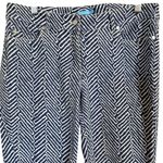 J. McLaughlin  Women’s Geometric Print Skinny Jeans Blue Size 6 Photo 1