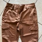 Loft  Petite cargo pants in satin NWT Photo 2