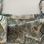 Bishop and Young  Cream Boho Paisley Print Silky V-Neck Tank Top Small Photo 6
