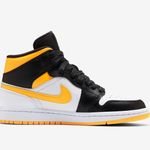 Jordan 1 Mid Laser Orange Sneakers Photo 2