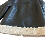 Mother The Boxy Zip Moto Jacket Leader of the Pack Vegan Leather Size Small Black Photo 9