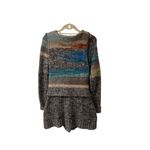 Anthropologie cardigan sweater by Sleeping on Snow multi color stripe sz Small Photo 1