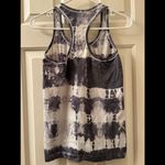 Lululemon Swiftly Racerback Tank Top Tie Dye Size 6 Heathered Black Hip Length Photo 1