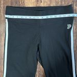 PINK - Victoria's Secret Large Victoria Secrets PINK Capri Leggings Striped Lounge Ankle Pants Photo 2