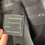 VTG Fleet Street Women's Vintage Black Trench Coat Rain Jacket Size 12 90's Gray Photo 13