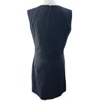 J. Crew Suiting Dress Black Lightweight Wool Sleeveless Size 12 Photo 1
