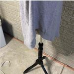 DREAMERS Gray Long Sleeve Boat Neck Casual Top S M Size undefined Photo 2