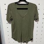 Lululemon Love Tee III Heathered Brave Olive Size 8 Photo 2