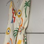 Peppermayo  AT LAST SUNRISE LINEN WRAP MINI HALTER DRESS 0 WHITE Photo 2