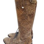 BORN Crown W82092 Gilmore Factory Distressed Tall Leather Riding Boots 8 brown Photo 15