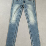 American Eagle VTG  Jeans Womens 4 Blue Jegging Super Stretch Light Wash Low Rise Photo 0