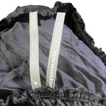 Anthropologie NWT  Black Western Cowboy Boot Dice Embroidered Smocked Shorts Sz M Photo 3