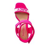 Juicy Couture Shoes Hot Pink Platform Heeled Sandals Ankle Strap Women’s 9.5 Photo 3