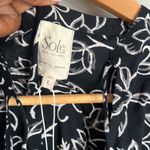 NEW Sole Norfolk cotton Maxi Dress Black Size L Photo 6