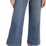 Bagatelle Collection Womens Jeans Soho Flared High Waist Wide Leg Dark Wash☁️ Blue Size 27 Photo 0