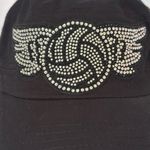 Pit Bull Black Rhinestone Embellished Cadet Cap (900) Photo 4