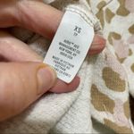 Aerie  Brown & Cream Animal Print Boxy Fit Sweatshirt Womens XS Leopard Oversized Photo 3