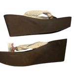 Rocket Dog Diver crochet wedge flip flops Photo 2