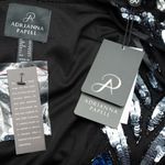 Adrianna Papell Beaded Long Sleeve Mini Dress Photo 9