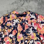 Julia Jordan Dress Floral Midi Career Casual Party Sundress Blue Pink Size 10 Photo 3