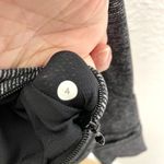 Lululemon Race Your Pace 1/2 Zip Wee Stripe Black Heathered Black RULU size 4 Photo 9