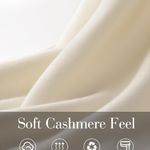 Womens Winter Scarf Cashmere Feel Pashmina Shawl Wraps Soft Warm Blanket Photo 4