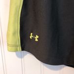 Under Armour Women's Dark Gray and Yellow/Lime Athletic Shorts Photo 2