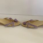 Burberry purple tassel sandals shoes 36.5 6.5 Italy RARE HTF DESIGNER Photo 5