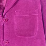 Via Seta Studio Red Blazer Jacket Skirt SILK Size 10/12 GUC Photo 5