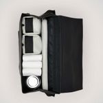 NWT Rain MSN Bag Signature Water Proof Backpack PU Fabric Color: Sand Photo 6