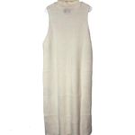 ASOS DESIGN Sweater Midi Dress Cream Women's Size 14 Knitted Sleeveless NWT Photo 1
