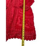 Soft Surroundings Soft Sorroundings Women Size XL Red Cover Ups Linen Crochet 21-924 Photo 7