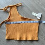 Aerie  Crop Top One Shoulder Medium Orange Photo 4