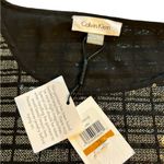 Calvin Klein Women's 3XL Black & Silver Sequin Party Blouse Photo 7