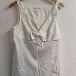 Rebecca Taylor  Elegant White Sleeveless Bow Top Size 12 Photo 0