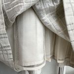 BCBGMAXAZRIA  Formal Trudy A Line Dress Metallic Cream Silver Strapless Size 0 Photo 10