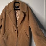 Kendall + Kylie Kendal & Kylie Camel Tan Sherpa Jacket Photo 9