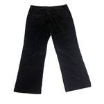 Jones New York Black Corduroy Pants Size 12 Short Slacks Stretch Length 26" Soft  Photo 3