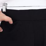 American Giant Women's Kick Flare Pant Size 0 Made In USA Black Photo 2