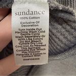 Sundance  Jolene Floral Hoodie Charcoal Full Zip Sweatshirt Embroidery Waffleknit Photo 6