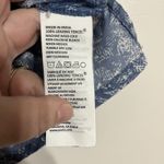 prAna  Women's Zandra Tank Top Blue Waimea Print Size Small Adjustable Strap Photo 3