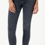American Eagle  Washed Black Mid Rise Skinny Jeans Photo 0