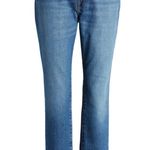 Good American Women's Good Classic Straight Leg Jeans Size 2 X 28” NWT Reg $139 Designed to flatter every curve and make your legs look extra long, these low-stretch jeans have a gap-proof contoured waist and a vintage-inspired slim fit. Elevate your denim game with these Classic Straight Leg Jeans. Crafted from high-quality fabric, these jeans are designed to provide a comfortable fit with a flattering silhouette. The high-rise waistline ensures a sleek and sophisticated look, while the classic design makes them a versatile addition to any wardrobe. With a solid blue color and a 28-inch inseam, these jeans will pair well with any top or accessory. The size 2 and regular fit make these jeans an ideal choice for women of all shapes and sizes. Don't miss out on the chance to own these stylish and comfortable jeans that are perfect for any occasion. Photo 3