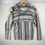 Spirit Jersey Grey Striped Hooded Sweatshirt- XS Photo 28