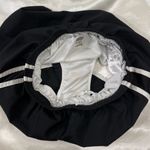 Nike  Womens Dri-FIT Tempo Mid-Rise Brief-Lined Running Shorts XS Black White Photo 6