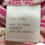 Nicole Miller  Women's Boho Floral Peasant Blouse, Cottage, Pink, Size Small Photo 7