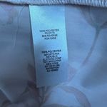 T Tahari Maxi Skirt Womens Large Cream Pink Floral A-Line Stretch Lightweight L Photo 9