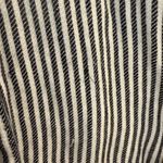 Madewell  Black and White Stripe Button Down Long Sleeve Shirt Dress Tunic Photo 3