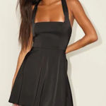 Admirably Chic Black Satin Lace Photo 0